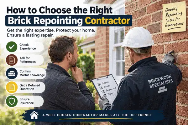How to Choose the Right Brick Repointing Contractor