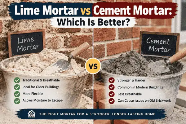 Lime Mortar vs Cement Mortar